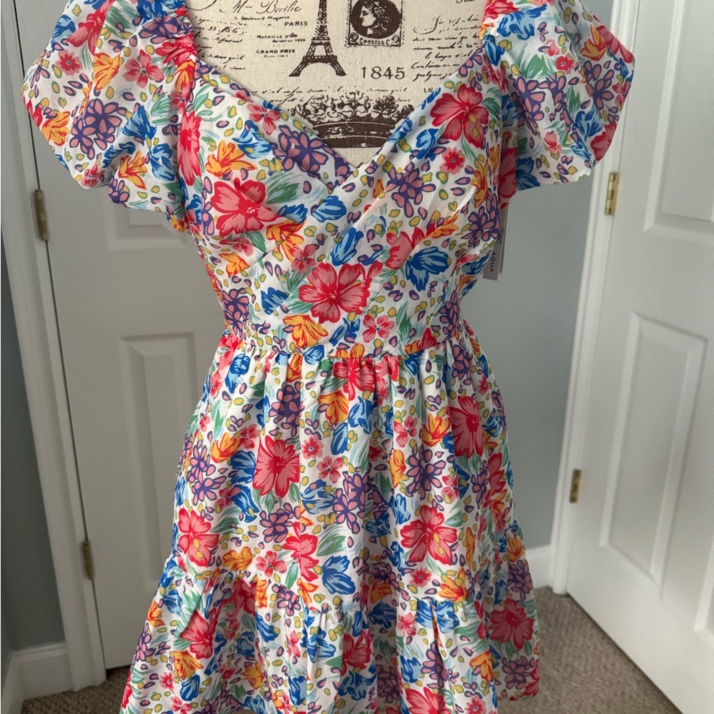 Floral Puff Sleeve Dress